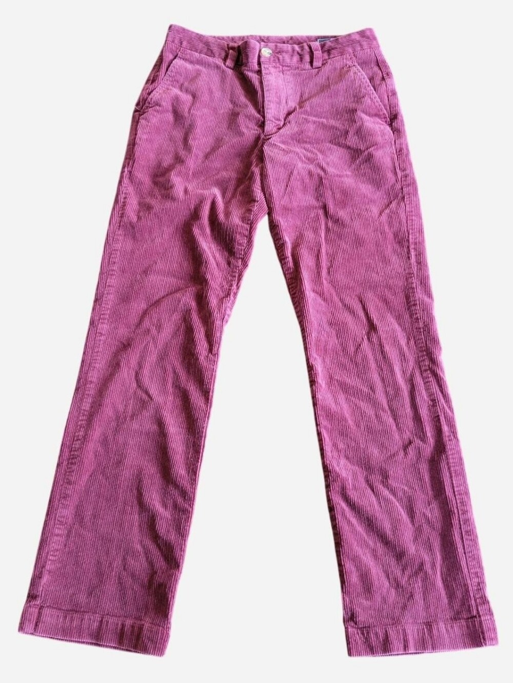 Vineyard Vines | Mens Slim Fit Breaker Pant Burgundy Corduroy